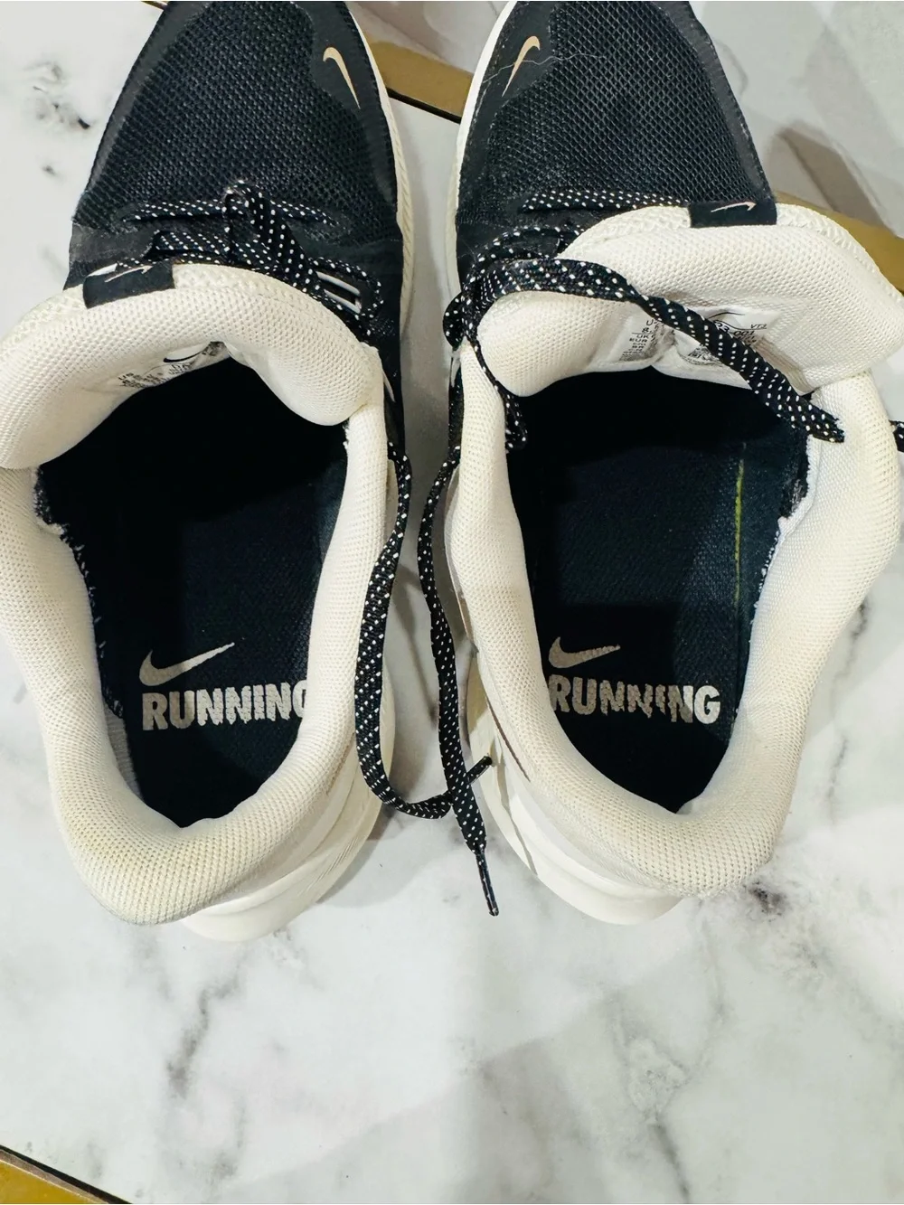 Nike Women’s Black, Cream & Gold Running Sneakers
